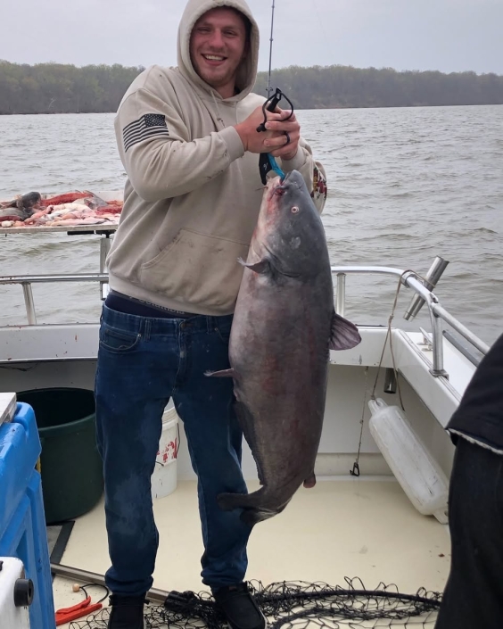 blue catfish Potomac 55 pound Miss Susie Charters